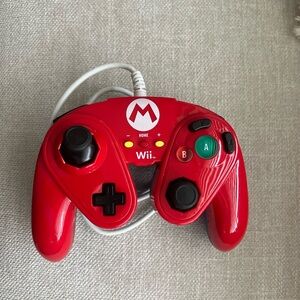 Nintendo Red Wired Controller for Wii U